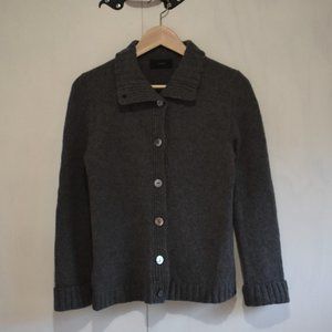 Grey Button Down Sweater